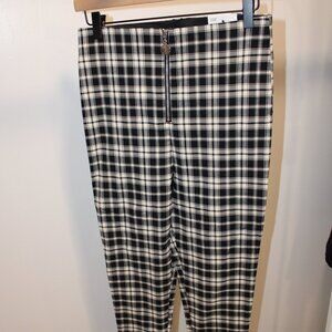 NWT ZARA CHECKERED PANTS